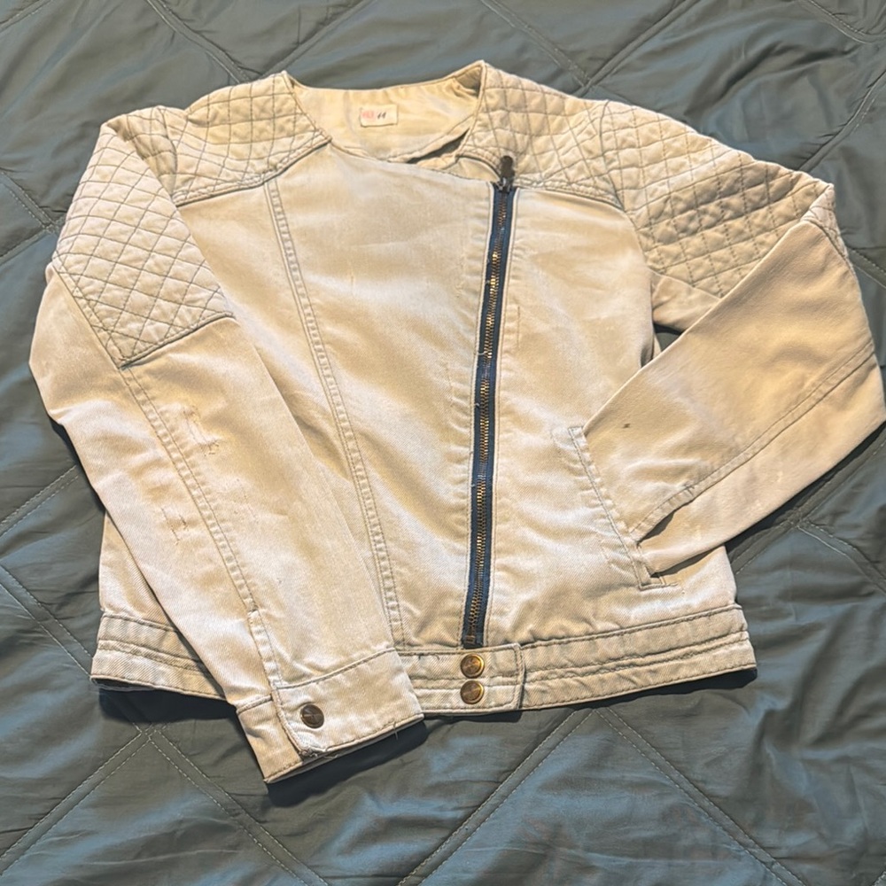 H&M Kids Cream Quilted Jacket